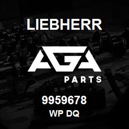 9959678 Liebherr WP DQ | AGA Parts