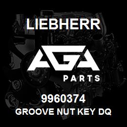 9960374 Liebherr GROOVE NUT KEY DQ | AGA Parts