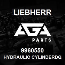 9960550 Liebherr HYDRAULIC CYLINDERDQ | AGA Parts