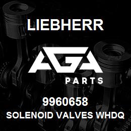 9960658 Liebherr SOLENOID VALVES WHDQ | AGA Parts