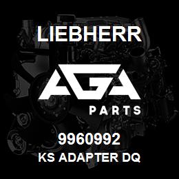 9960992 Liebherr KS ADAPTER DQ | AGA Parts