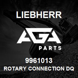 9961013 Liebherr ROTARY CONNECTION DQ | AGA Parts