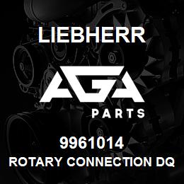 9961014 Liebherr ROTARY CONNECTION DQ | AGA Parts