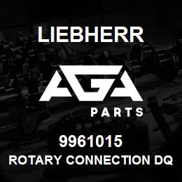 9961015 Liebherr ROTARY CONNECTION DQ | AGA Parts