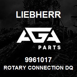 9961017 Liebherr ROTARY CONNECTION DQ | AGA Parts