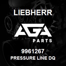 9961267 Liebherr PRESSURE LINE DQ | AGA Parts