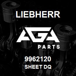 9962120 Liebherr SHEET DQ | AGA Parts