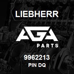 9962213 Liebherr PIN DQ | AGA Parts