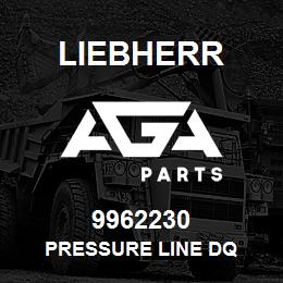 9962230 Liebherr PRESSURE LINE DQ | AGA Parts