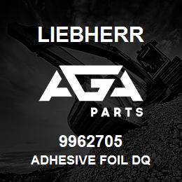 9962705 Liebherr ADHESIVE FOIL DQ | AGA Parts