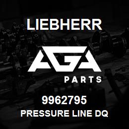 9962795 Liebherr PRESSURE LINE DQ | AGA Parts