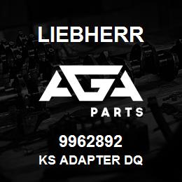 9962892 Liebherr KS ADAPTER DQ | AGA Parts