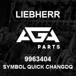 9963404 Liebherr SYMBOL QUICK CHANGDQ | AGA Parts