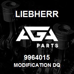 9964015 Liebherr MODIFICATION DQ | AGA Parts