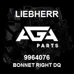 9964076 Liebherr BONNET RIGHT DQ | AGA Parts