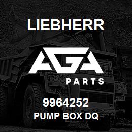 9964252 Liebherr PUMP BOX DQ | AGA Parts