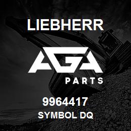 9964417 Liebherr SYMBOL DQ | AGA Parts