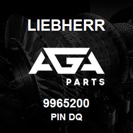 9965200 Liebherr PIN DQ | AGA Parts