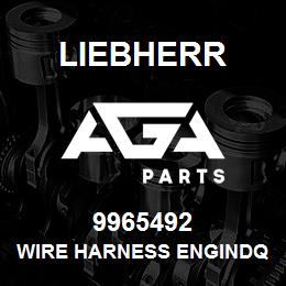 9965492 Liebherr WIRE HARNESS ENGINDQ | AGA Parts