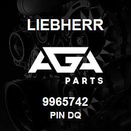 9965742 Liebherr PIN DQ | AGA Parts