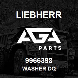 9966398 Liebherr WASHER DQ | AGA Parts