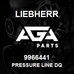 9966441 Liebherr PRESSURE LINE DQ | AGA Parts