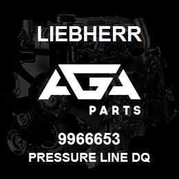 9966653 Liebherr PRESSURE LINE DQ | AGA Parts