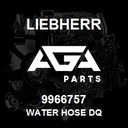 9966757 Liebherr WATER HOSE DQ | AGA Parts