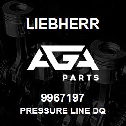 9967197 Liebherr PRESSURE LINE DQ | AGA Parts