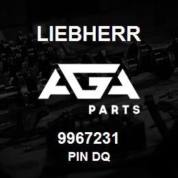 9967231 Liebherr PIN DQ | AGA Parts