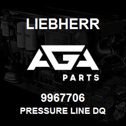 9967706 Liebherr PRESSURE LINE DQ | AGA Parts