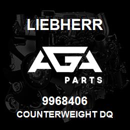 9968406 Liebherr COUNTERWEIGHT DQ | AGA Parts