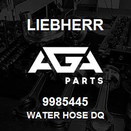 9985445 Liebherr WATER HOSE DQ | AGA Parts