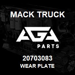 20703083 Mack Truck WEAR PLATE | AGA Parts