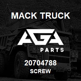 20704788 Mack Truck SCREW | AGA Parts