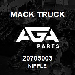 20705003 Mack Truck NIPPLE | AGA Parts