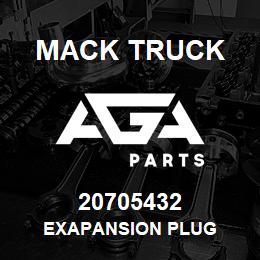 20705432 Mack Truck EXAPANSION PLUG | AGA Parts