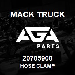 20705900 Mack Truck HOSE CLAMP | AGA Parts