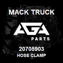 20705903 Mack Truck HOSE CLAMP | AGA Parts