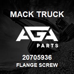 20705936 Mack Truck FLANGE SCREW | AGA Parts