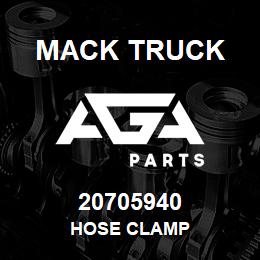 20705940 Mack Truck HOSE CLAMP | AGA Parts