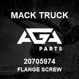 20705974 Mack Truck FLANGE SCREW | AGA Parts