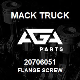 20706051 Mack Truck FLANGE SCREW | AGA Parts