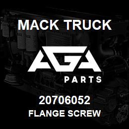 20706052 Mack Truck FLANGE SCREW | AGA Parts