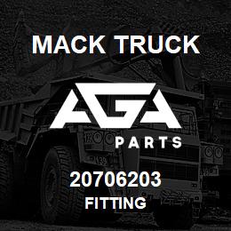 20706203 Mack Truck FITTING | AGA Parts