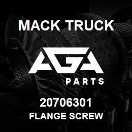 20706301 Mack Truck FLANGE SCREW | AGA Parts