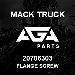 20706303 Mack Truck FLANGE SCREW | AGA Parts