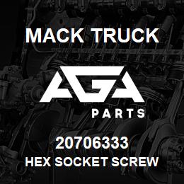 20706333 Mack Truck HEX SOCKET SCREW | AGA Parts