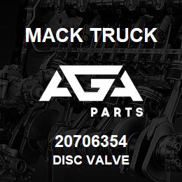 20706354 Mack Truck DISC VALVE | AGA Parts