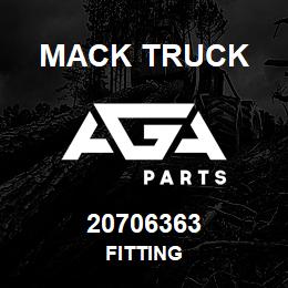 20706363 Mack Truck FITTING | AGA Parts